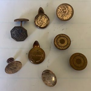 Vintage Antique Collar Buttons